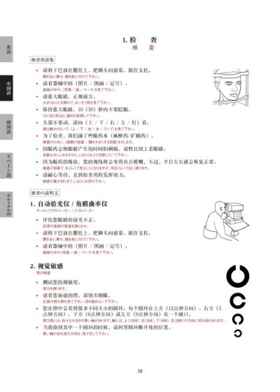 画像1: 多言語眼科診療マニュアル
