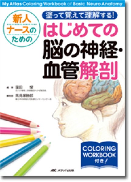 画像1: 新人ナースのための塗って覚えて理解する！はじめての脳の神経・血管解剖  (1)