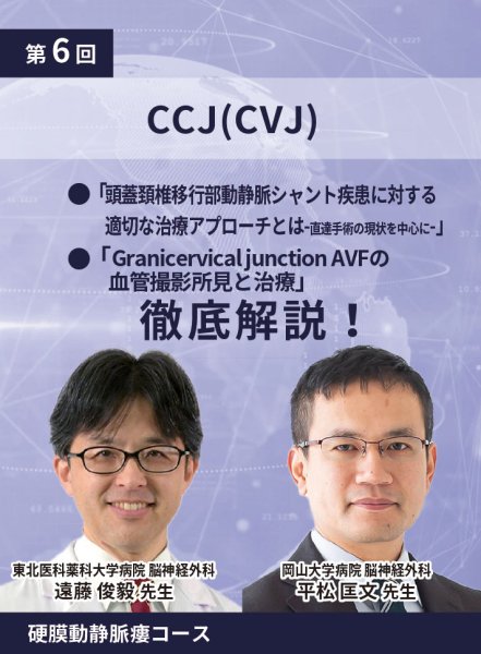 画像1: 動画≫≫≫ GSNET 硬膜動静脈瘻コース6️⃣「CCJ(CVJ)」 (1)