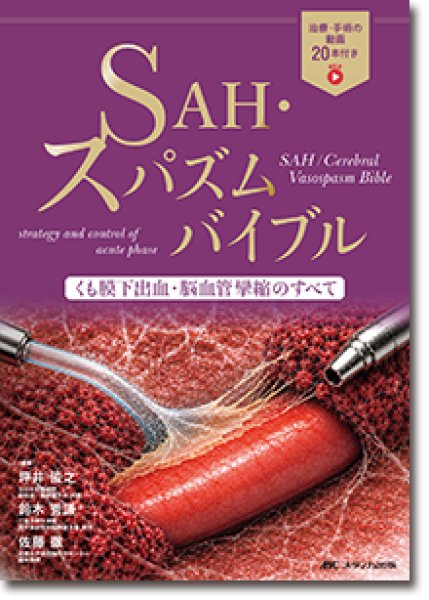 画像1: SAH・スパズム バイブル くも膜下出血・脳血管攣縮のすべて／治療・手術の動画20本付き (1)